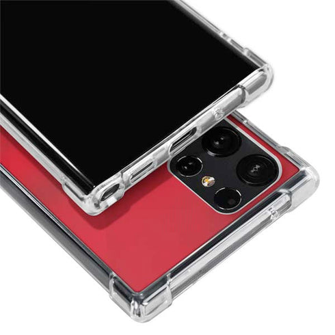 Denmark Soccer Flag Galaxy S24 Ultra Clear Case